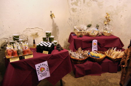 Mostra di prodotti alimentari