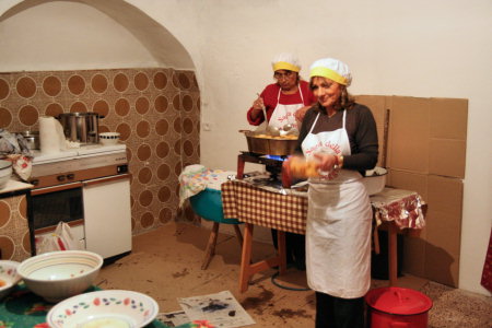 Preparazione delle "Scarpegghie"