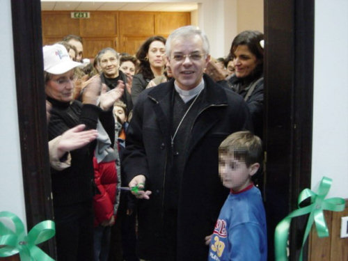 Cerimonia d'inaugurazione del Mercatino della Solidariet