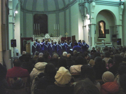 Spettacolo musicale del gruppo “Pietrelcina GOSPEL CHOIR” nella chiesa di San Canio