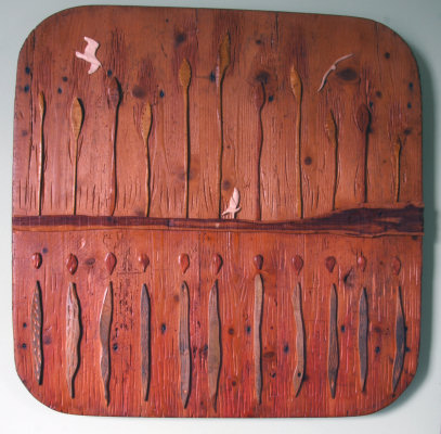 Scultura in legno: Campo di grano